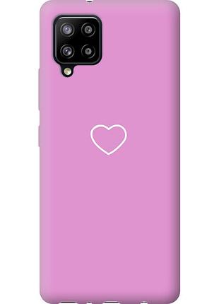 Чохол 2d пластиковий на телефон samsung galaxy a42 a426b серце 2 "4863t-2098-58250"