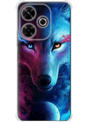 Чехол силикон с усиленными углами на телефон xiaomi redmi 13 4g арт-волк "3999sp-3751-58250"