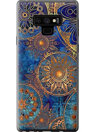 Чохол силіконовий на телефон samsung galaxy note 9 n960f золотий візерунок "678u-1512-58250"