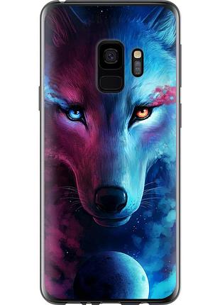 Чохол 2d пластиковий на телефон samsung galaxy s9 арт-вовк "3999t-1355-58250"