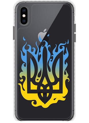 Чехол чехол bumper патриотический на телефон iphone xs max герб v1 "5258pc-1557-58250"