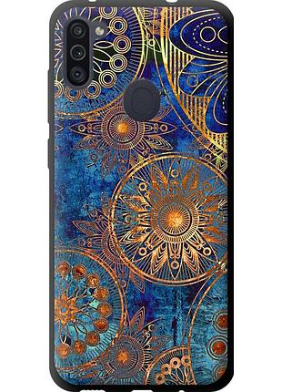 Чехол tpu на телефон samsung galaxy a11 a115f золотой узор "678b-2012-58250"