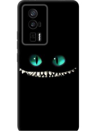 Чохол tpu на телефон xiaomi poco f5 pro 5g чеширський кіт "689b-3193-58250"