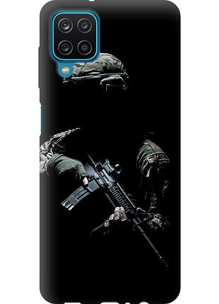 Чехол силиконовый патриотический на телефон samsung galaxy m12 m127f защитник v3 "5226u-2360-58250"