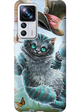 Чохол силіконовий на телефон xiaomi 12t pro чеширський кіт 2 "3993u-2869-58250"