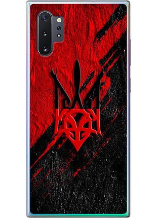 Чехол 2d пластиковый патриотический на телефон samsung galaxy note 10 plus герб v4 "5293t-1756-58250"