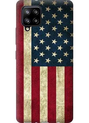 Чохол 2d пластиковий на телефон samsung galaxy a42 a426b прапор сша "395t-2098-58250"