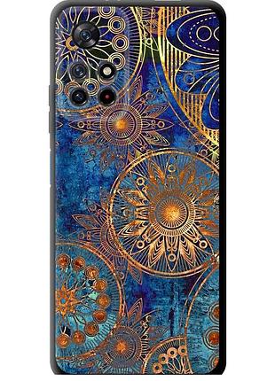 Чохол tpu на телефон xiaomi redmi note 11t 5g золотий візерунок "678b-3850-58250"
