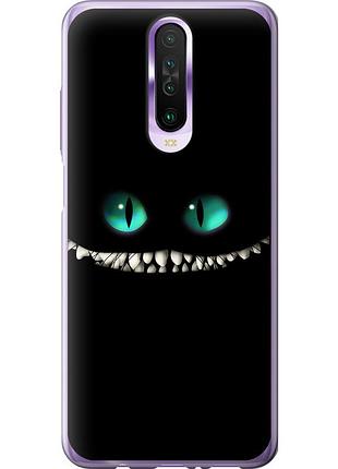 Чохол 2d пластиковий на телефон xiaomi redmi k30 чеширський кіт "689t-1836-58250"