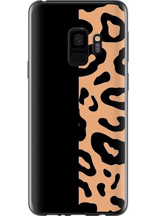 Чехол 2d пластиковый на телефон samsung galaxy s9 пятна леопарда "4269t-1355-58250"