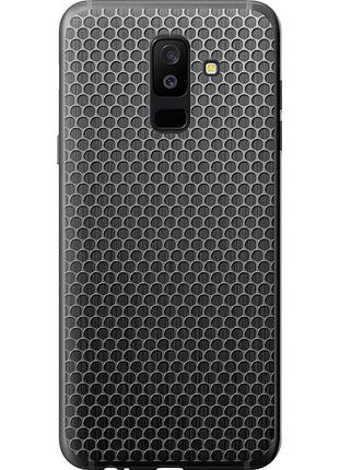 Чехол силиконовый на телефон samsung galaxy a6 plus 2018 ячейки "243u-1495-58250"