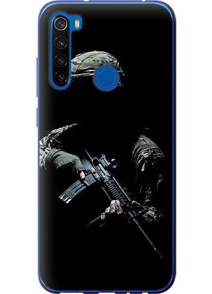 Чохол 2d пластиковий патріотичний на телефон xiaomi redmi note 8t захисник v3 "5226t-1818-58250"