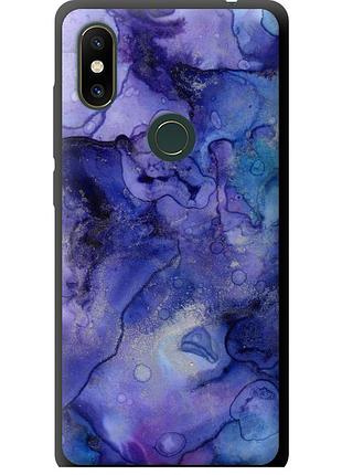 Чехол tpu на телефон xiaomi mi mix 2s мрамор 7 "4802b-1438-58250"