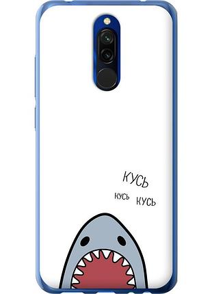 Чохол силіконовий на телефон xiaomi redmi 8 акула "4870u-1806-58250"
