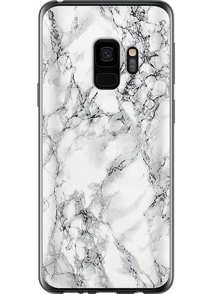 Чохол 2d пластиковий на телефон samsung galaxy s9 мармур білий "4480t-1355-58250"