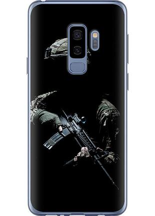 Чехол силиконовый патриотический на телефон samsung galaxy s9 plus защитник v3 "5226u-1365-58250"