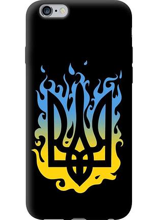 Чохол tpu патріотичний на телефон iphone 6s plus герб v1 "5258b-91-58250"