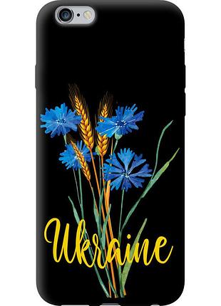 Чохол tpu патріотичний на телефон iphone 6 plus ukraine v2 "5445b-48-58250"