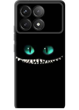Чохол tpu на телефон xiaomi poco f6 pro чеширський кіт "689b-3755-58250"