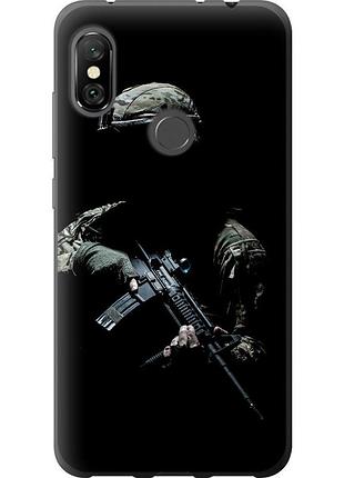 Чехол силиконовый патриотический на телефон xiaomi redmi note 6 pro защитник v3 "5226u-1551-58250"