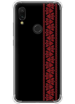 Чехол силикон с усиленными углами на телефон xiaomi redmi 7 вышиванка 53 "2041sp-1669-58250"