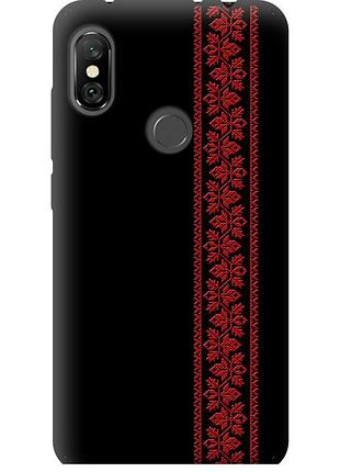 Чохол tpu на телефон xiaomi redmi note 6 pro вишиванка 53 "2041b-1551-58250"