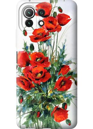 Чехол силиконовый на телефон xiaomi mi 11 lite маки "523u-2281-58250"