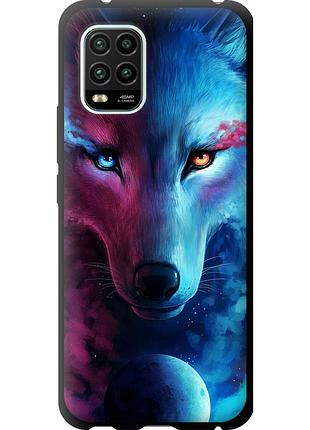 Чехол tpu на телефон xiaomi mi 10 lite арт-волк "3999b-1924-58250"