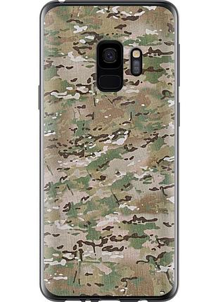 Чехол 2d пластиковый на телефон samsung galaxy s9 камуфляж v5 "1201t-1355-58250"