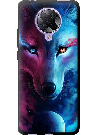 Чохол tpu на телефон xiaomi redmi k30 pro арт-вовк "3999b-1899-58250"