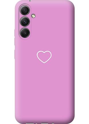Чехол силиконовый на телефон samsung galaxy a34 a346e сердце 2 "4863u-2936-58250"