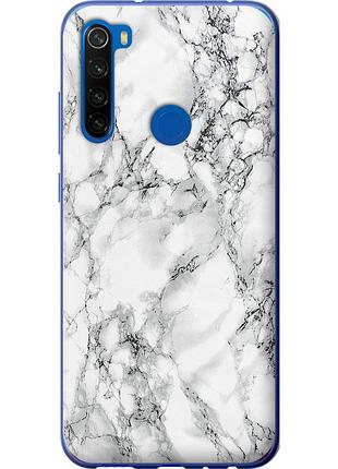 Чохол 2d пластиковий на телефон xiaomi redmi note 8t мармур білий "4480t-1818-58250"