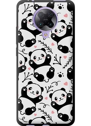 Чохол tpu на телефон xiaomi redmi k30 pro панди "4318b-1899-58250"