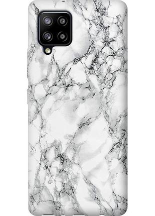 Чохол 2d пластиковий на телефон samsung galaxy a42 a426b мармур білий "4480t-2098-58250"
