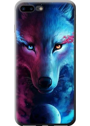 Чехол силиконовый на телефон iphone 7 plus арт-волк "3999u-337-58250"
