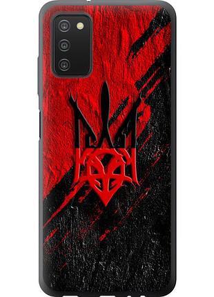 Чехол 2d пластиковый патриотический на телефон samsung galaxy a03s a037f герб v4 "5293t-2381-58250"