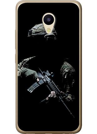 Чохол 2d пластиковий патріотичний на телефон meizu m5 захисник v3 "5226t-420-58250"