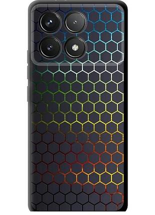 Чохол tpu на телефон xiaomi redmi k70 соти, які переливаються "498b-3799-58250"