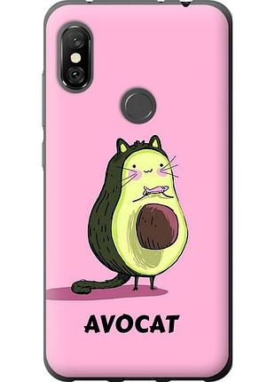 Чехол силиконовый на телефон xiaomi redmi note 6 pro avocat "4270u-1551-58250"
