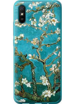 Чехол силиконовый на телефон xiaomi redmi 9a винсент ван гог. сакура "841u-2034-58250"