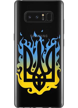 Чехол 2d пластиковый патриотический на телефон samsung galaxy note 8 герб v1 "5258t-1020-58250"