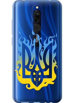 Чохол силіконовий патріотичний на телефон xiaomi redmi 8 герб v1 "5258u-1806-58250"