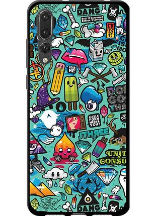 Чохол tpu на телефон huawei p20 pro стікер бомбінг 1 "693b-1470-58250"