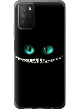 Чохол 2d пластиковий на телефон xiaomi poco m3 чеширський кіт "689t-2200-58250"
