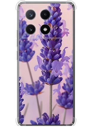 Чохол силіконовий протиударний с посиленими кутами на телефон xiaomi poco x6 pro лаванда "6037sp-3497-58250"