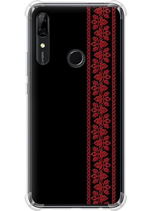 Чохол силіконовий протиударний с посиленими кутами на телефон huawei p smart z вишиванка 53 "2041sp-1704-58250"