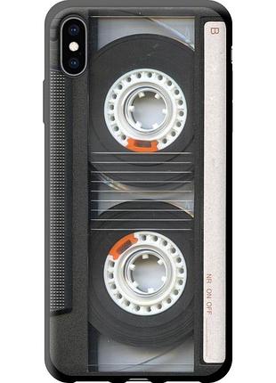 Чехол tpu на телефон iphone xs max кассета "876b-1557-58250"
