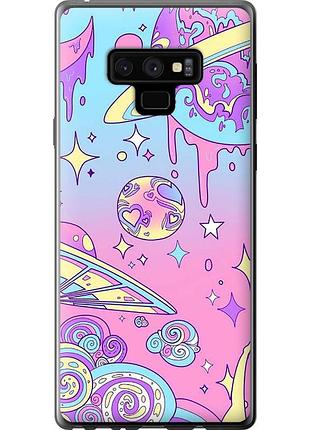 Чохол силіконовий на телефон samsung galaxy note 9 n960f рожева галактика "4146u-1512-58250"