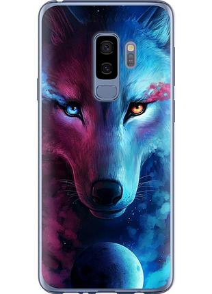Чехол силиконовый на телефон samsung galaxy s9 plus арт-волк "3999u-1365-58250"