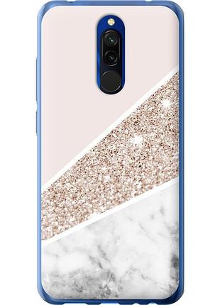 Чохол силіконовий на телефон xiaomi redmi 8 пастельний мармур "4342u-1806-58250"
